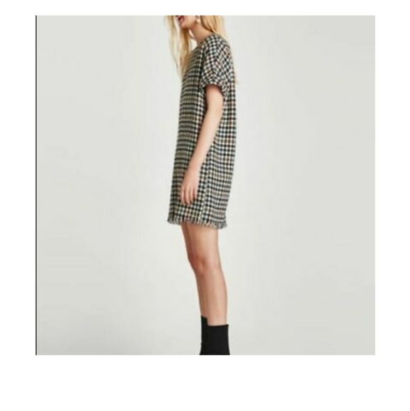 ⭐Zara Trafaluc Collection Colorful Houndstooth Dress 6⭐ - Picture 5 of 14
